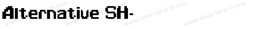 Alternative SH字体转换